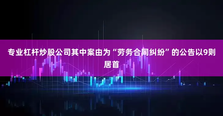 专业杠杆炒股公司其中案由为“劳务合同纠纷”的公告以9则居首