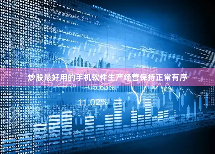 炒股最好用的手机软件生产经营保持正常有序