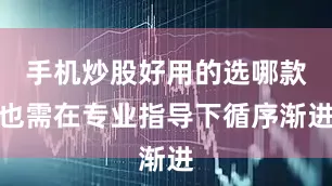手机炒股好用的选哪款也需在专业指导下循序渐进